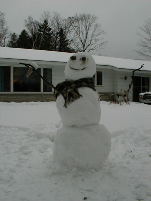 Evil snowman