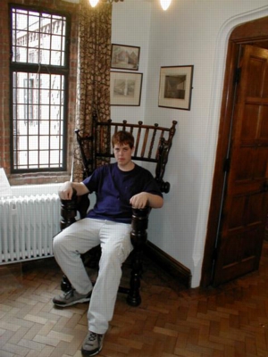 Ben in a chair